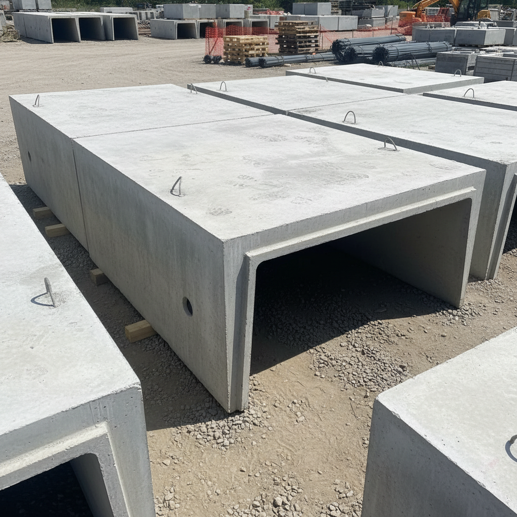Customizable Color U-Shaped Concrete Drain Mold Premium Quality Product in Moulds Category