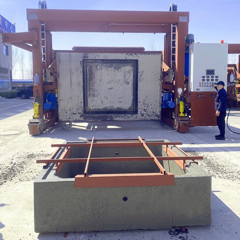 Customizable Concrete Forming Machine for U-shaped Canal, Gutter, Manhole Ring, Curb, Drain Pipe,Box Culvert & Road Barrier
