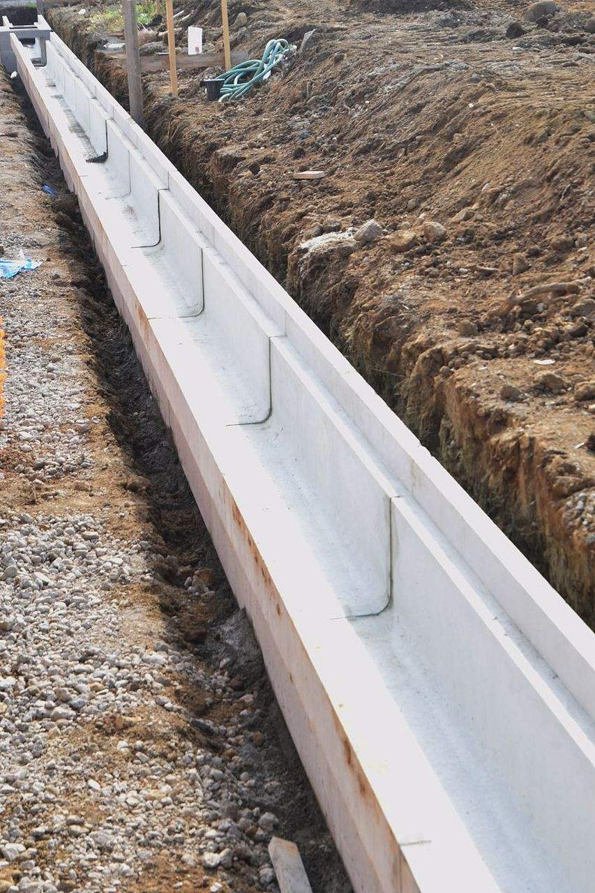 Small Size Precast U Ditch Formwork Family Courtyard Irrigation Water Canal Mold U-Drain Mould Concrete Drainage Gutter Mold