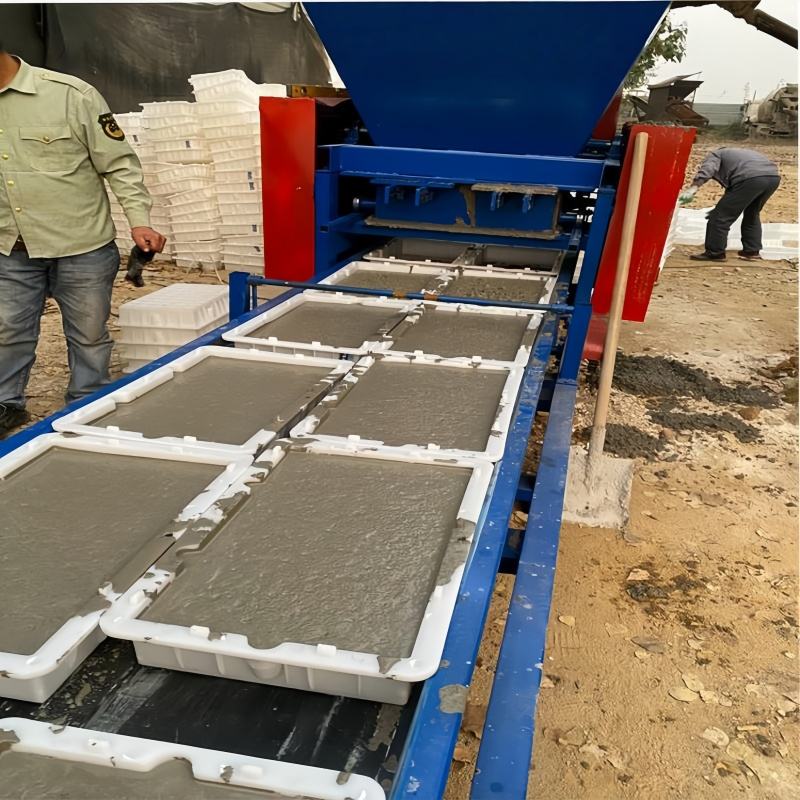 Fully Automatic Concrete Curbstone Artificial Stone Production Interlocking Block Production Equipment