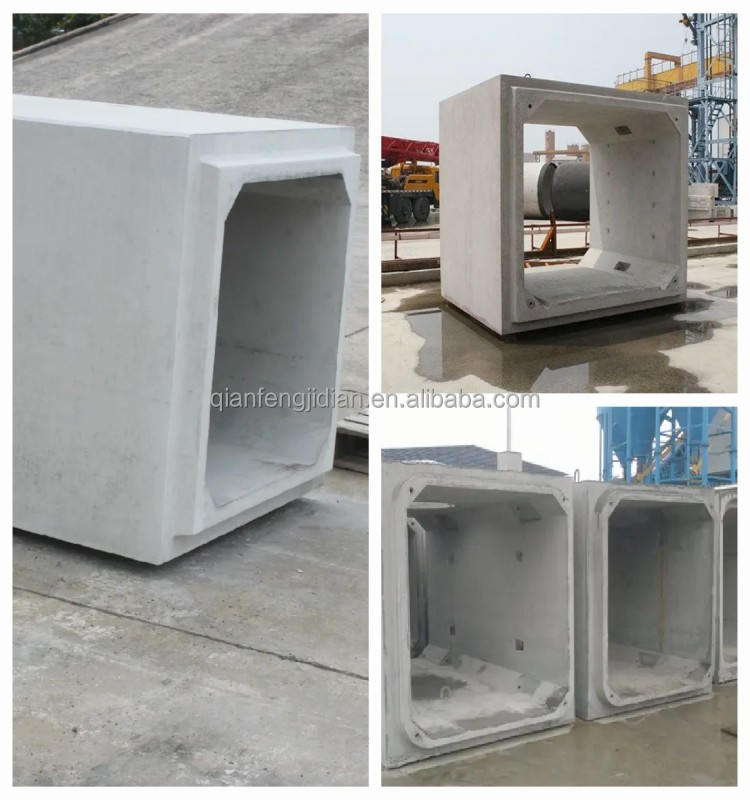 Precast Square Concrete Box Culvert-High Productivity Pipe Molding Machine with Motor & Bearing for Drain Pipe