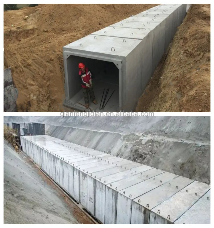 Precast Square Concrete Box Culvert-High Productivity Pipe Molding Machine with Motor & Bearing for Drain Pipe