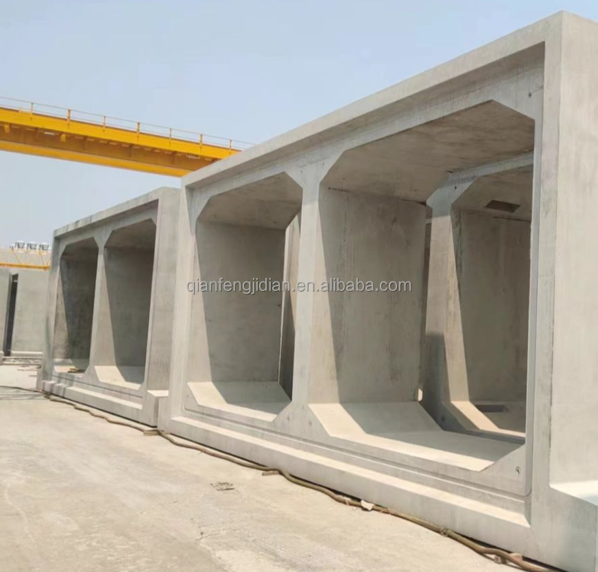 Eco Friendly Prefabricated Concrete Box Culverts Motor Bearing for High Productivity Drain Pipe Molding Machine Infrastructure