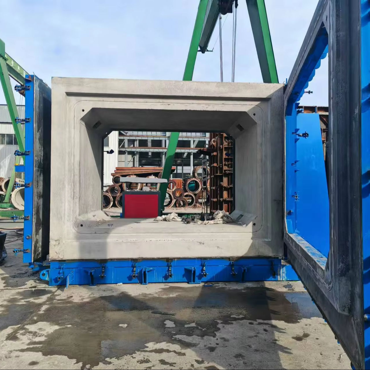 Precast Prefabricated Underground Integrated Pipe Gallery Mold Box Culvert Concrete Pipe Production Line Customized High