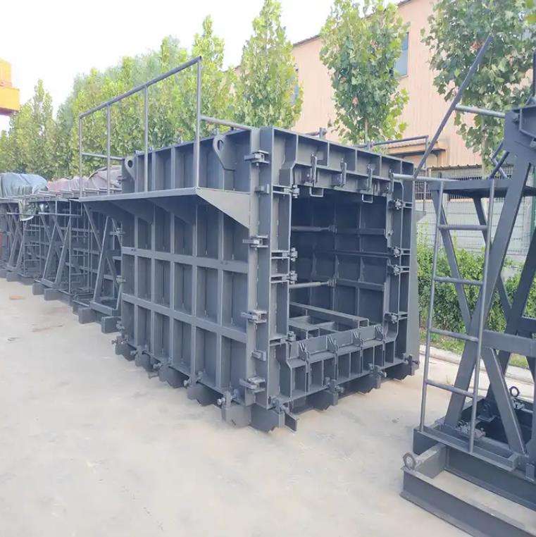 Durable Steel Pre-cast Concrete Box Culvert Formwork with Automatic Push-Pull System