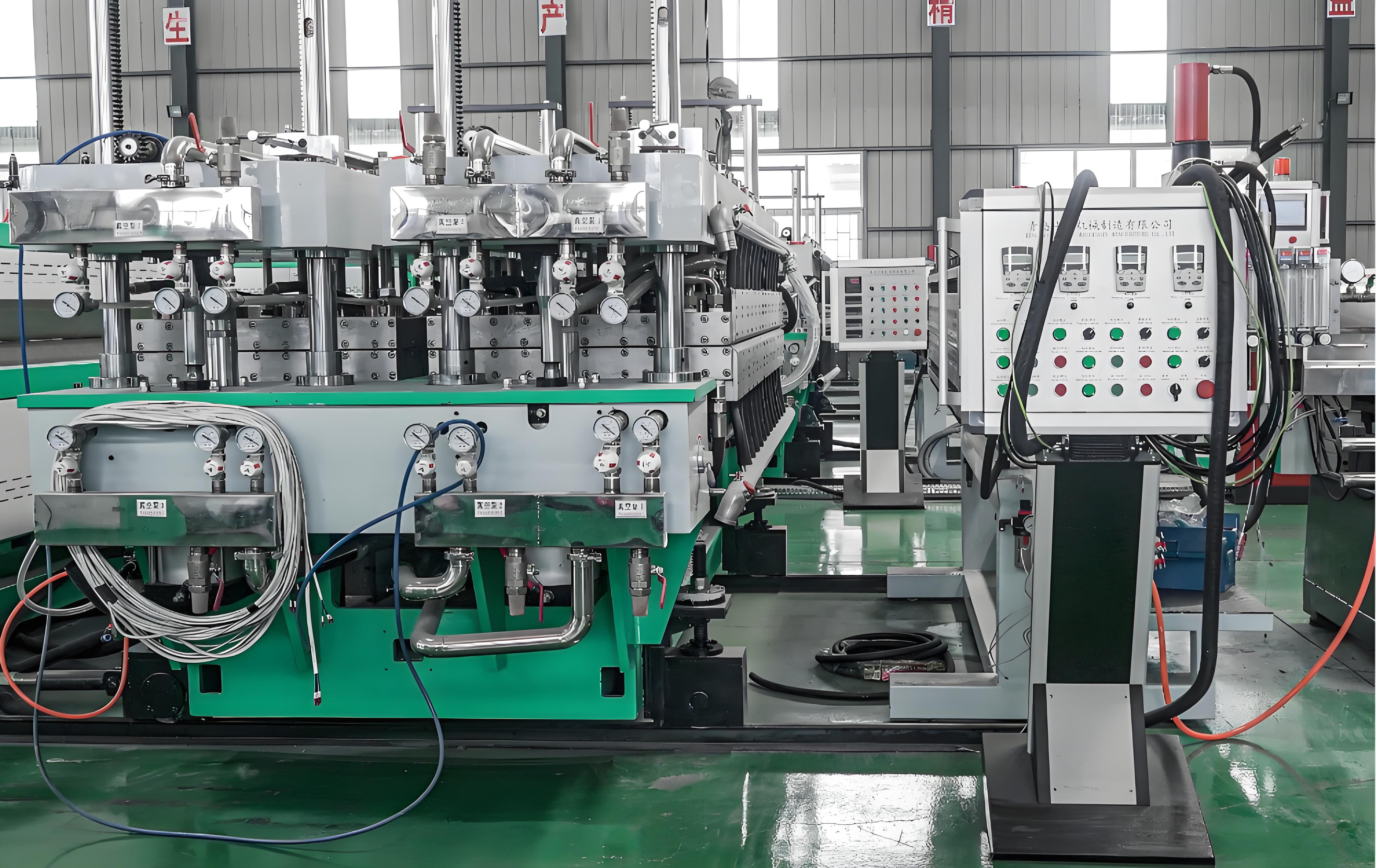 PP Hollow Grid Plate Extrusion Machine
