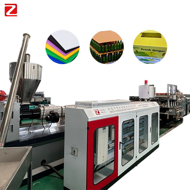 PC Hollow Grid Plate Extrusion Machine