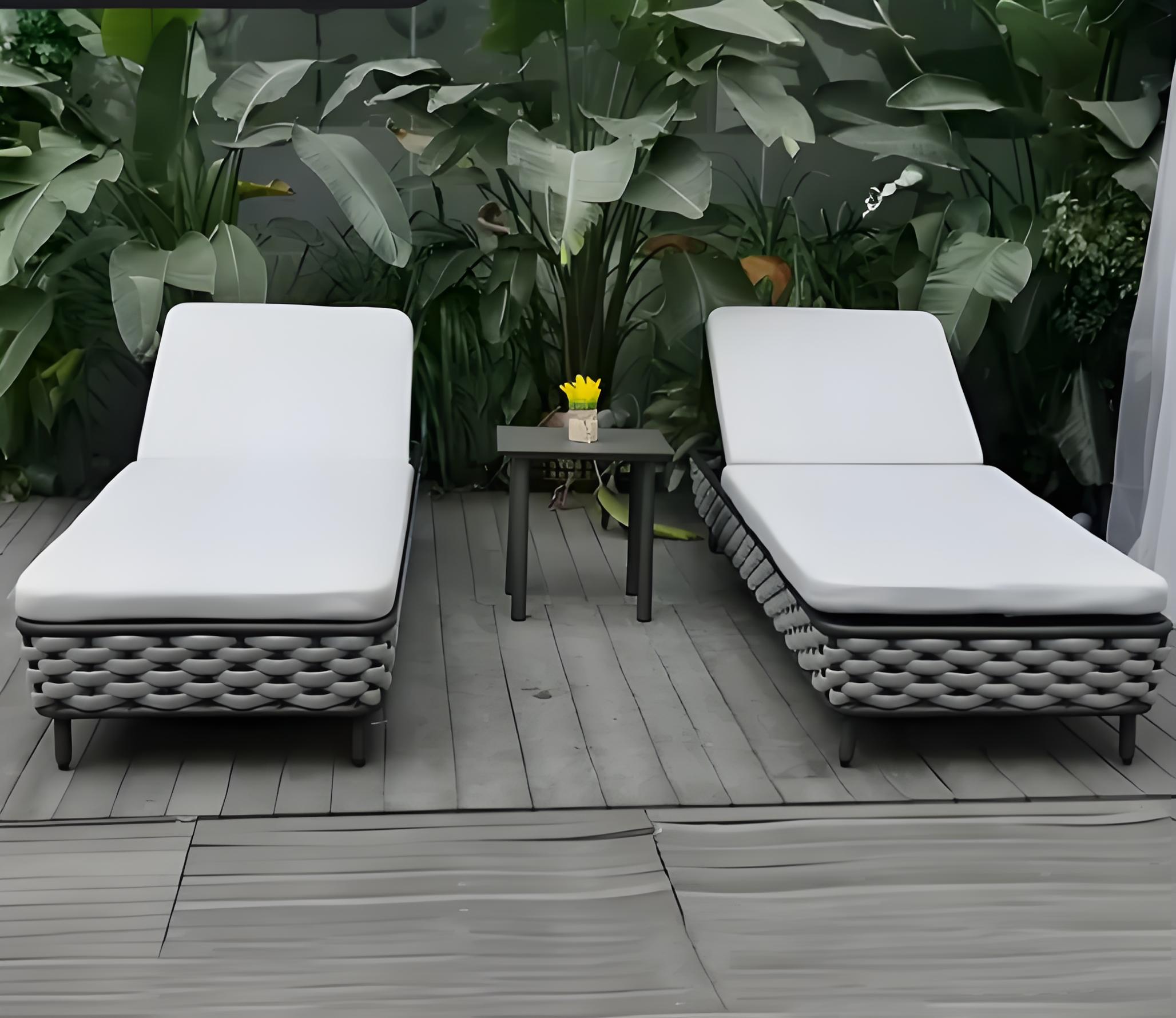 Outdoor Furniture Rattan Home Daybed 