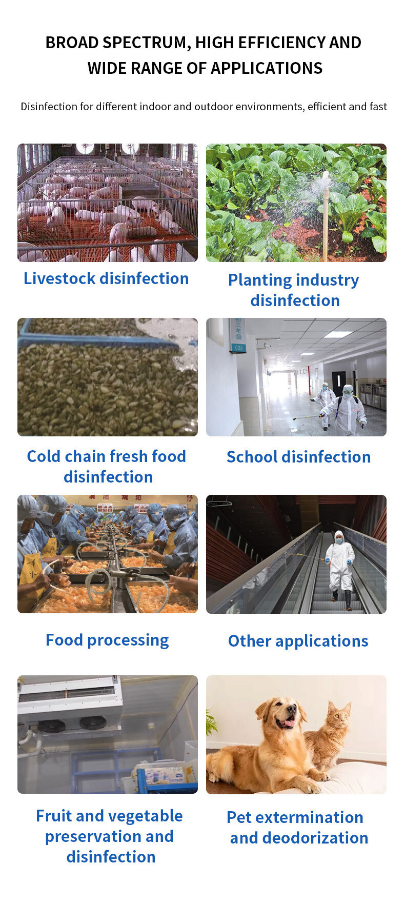 次氯酸P1000应用领域