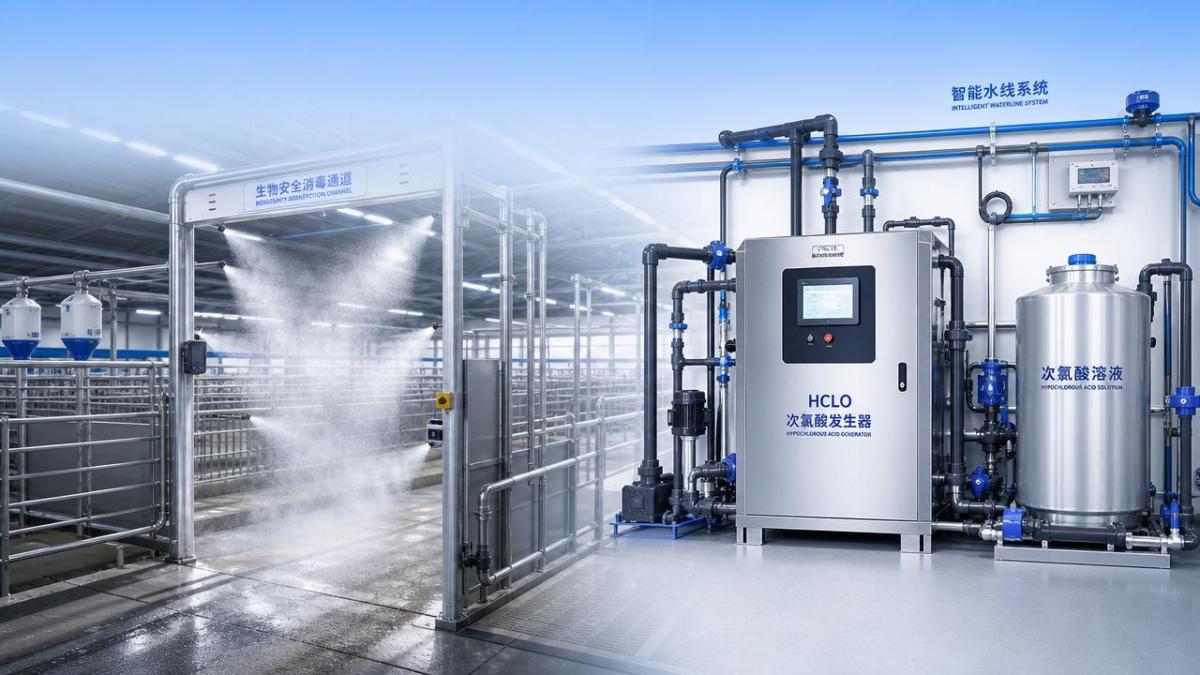 Livestock: The Role of Hypochlorous Acid (HClO) Generators in Modern Livestock Bio-security Livestock: The Role of Hypochlorous Acid (HClO) Generators in Modern Livestock Bio-security
