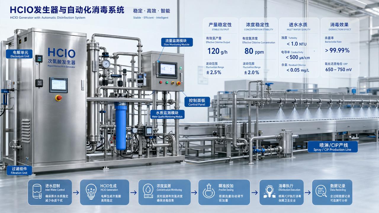 Panduan Pemilihan Generator HClO: Output, Konsentrasi, dan Kualitas Air Dijelaskan