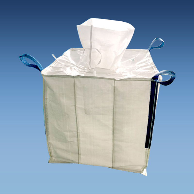 FIBC with Top Filling Spout and Flat Bottom