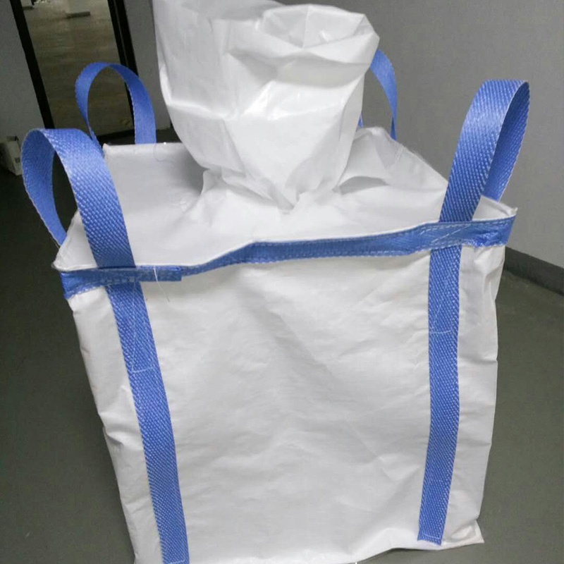 FIBC with Top Filling Spout and Flat Bottom