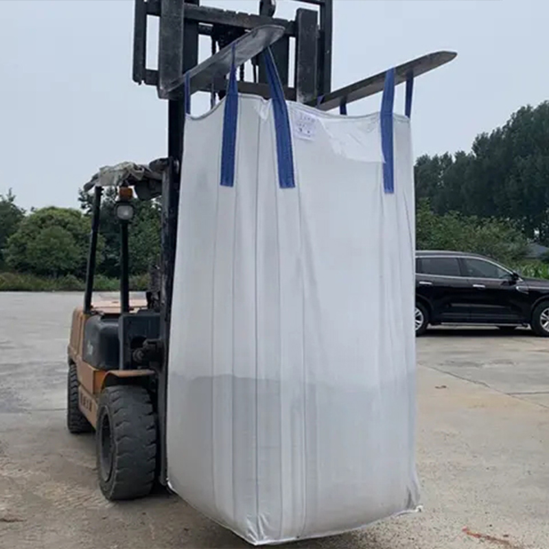 FIBC with Top Sleeve and Flat Bottom