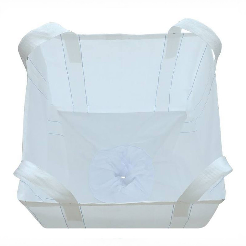 FIBC with Top Filling Spout and Bottom Discharge Outlet