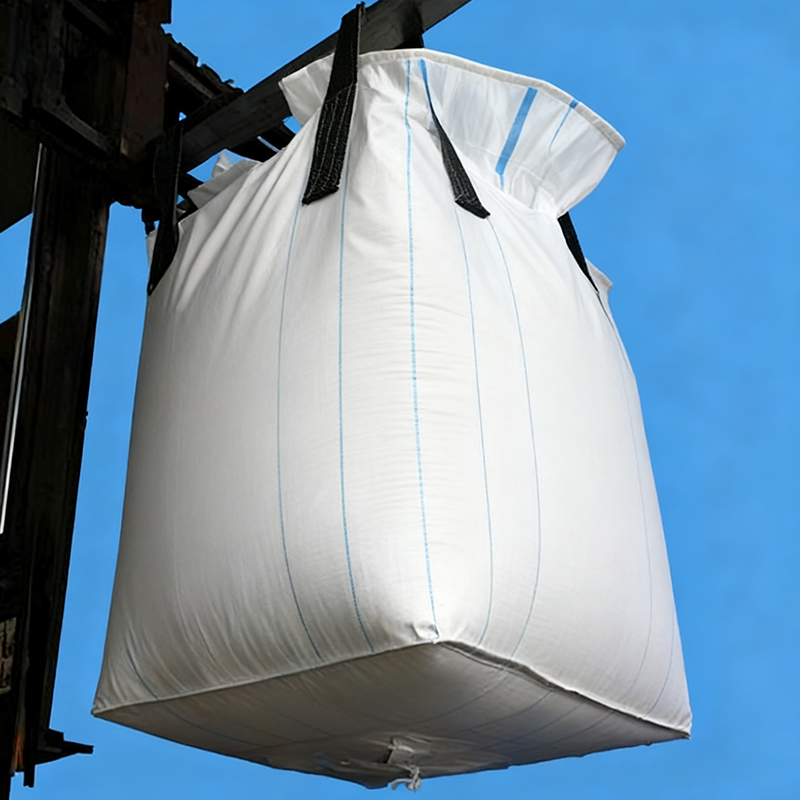 FIBC with Top Filling Spout and Bottom Discharge Outlet