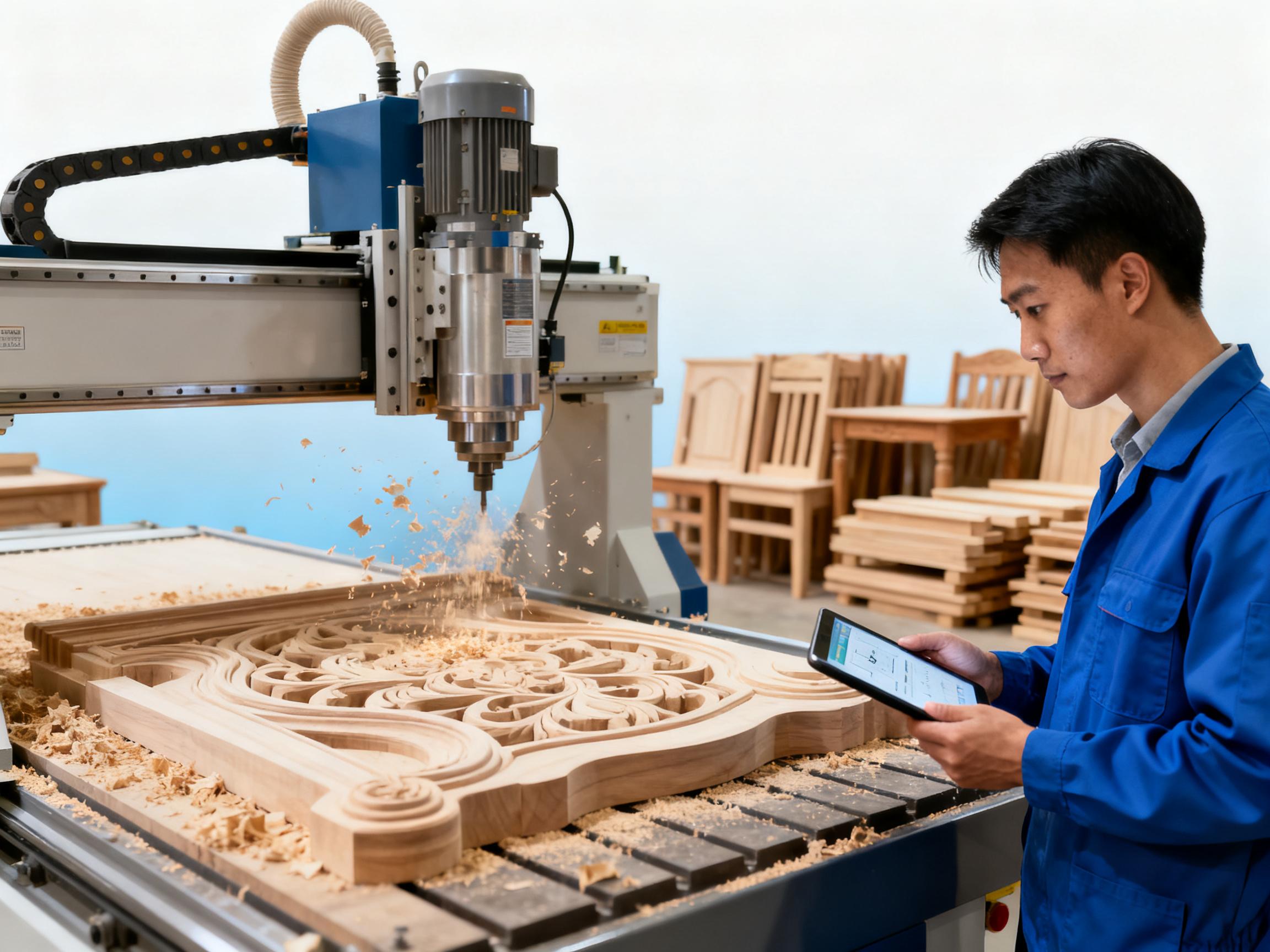 دراسة حالة: كيف غيرت آلات النجارة CNC مصنع أثاث صغير