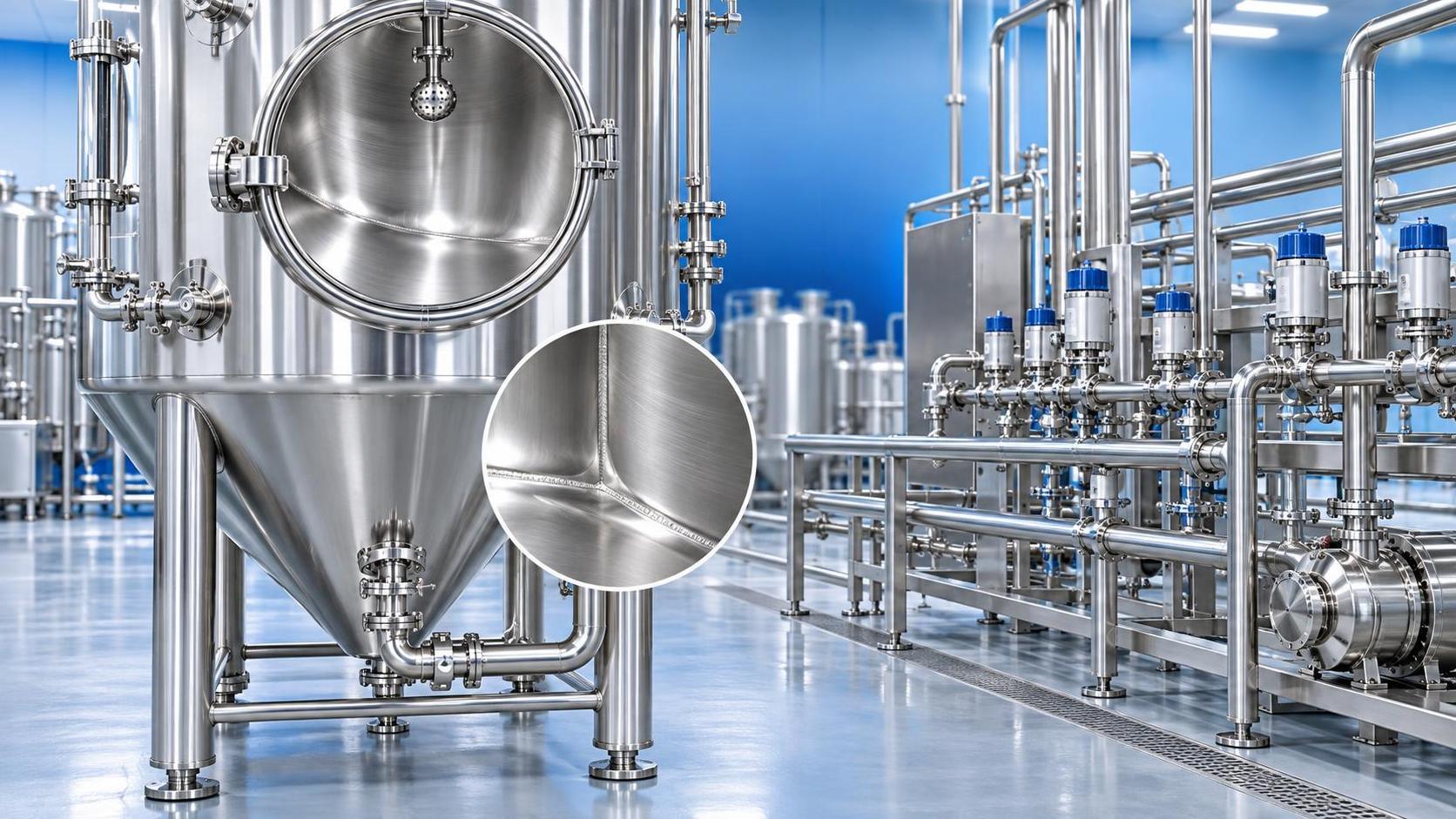 What sanitary weld standards matter for stainless steel beverage tanks