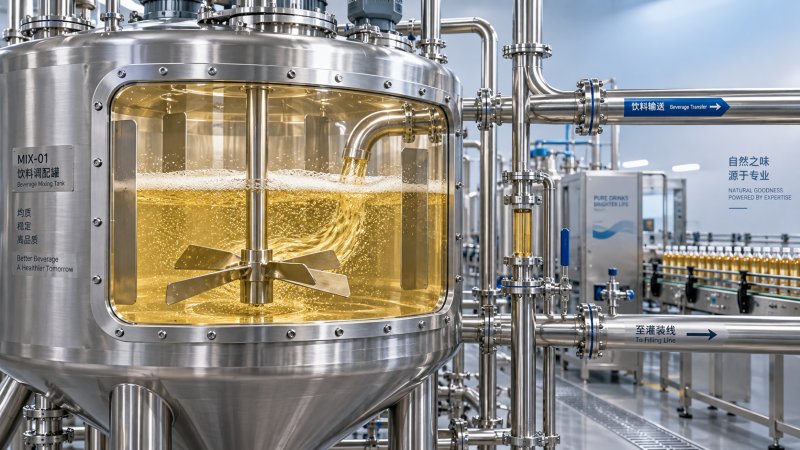 Why Your Beverage Mixing Tank Creates Foam—and How to Reduce It Mengapa Tangki Pencampur Minuman Anda Menghasilkan Busa—dan Cara Menguranginya