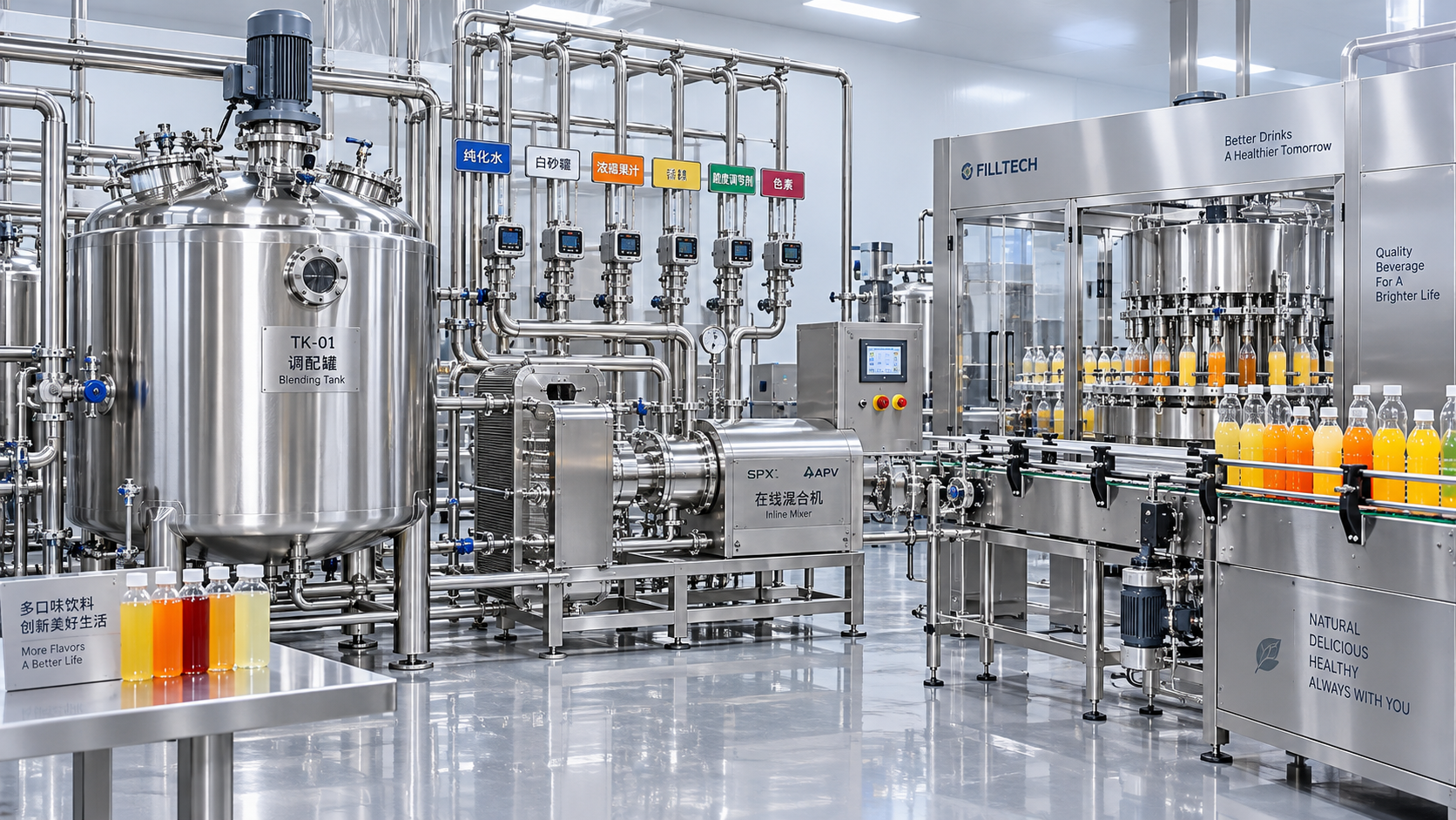 Batch Blending Tank or Inline Blender for Multi-Flavor Beverage Lines?