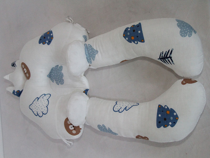Newborn baby anti-flat head correction pillow