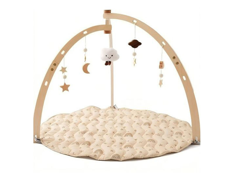 Baby play frame/children's gym/baby play mat wooden frame, gym fabric hanging toys
