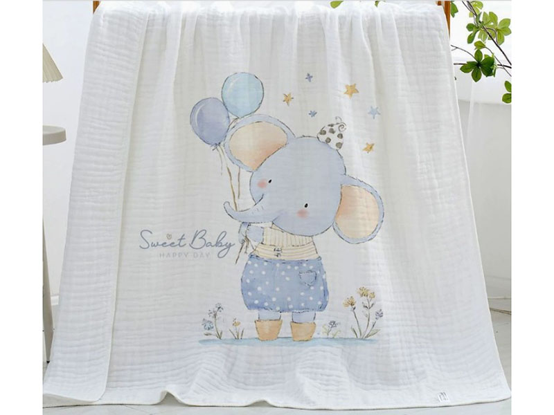 Blankets/Thickened bath towels for newborns/Pure cotton soft absorbent gauze bath towels/Baby blankets