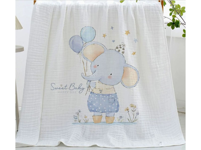 Blankets/Thickened bath towels for newborns/Pure cotton soft absorbent gauze bath towels/Baby blankets