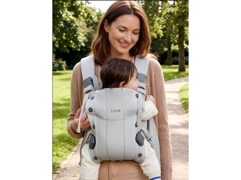 Baby carrier, front and back dual-use, lightweight and easy-to-use baby carrier, suitable for all seasons and outings