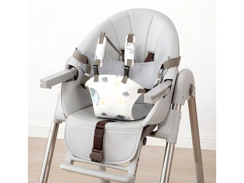Child high chair safety belts / five-point harnesses for plastic high chairs and strollers