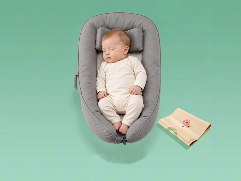 Bed-in-bed, anti-spitting-up and anti-spillage bed-in-bed