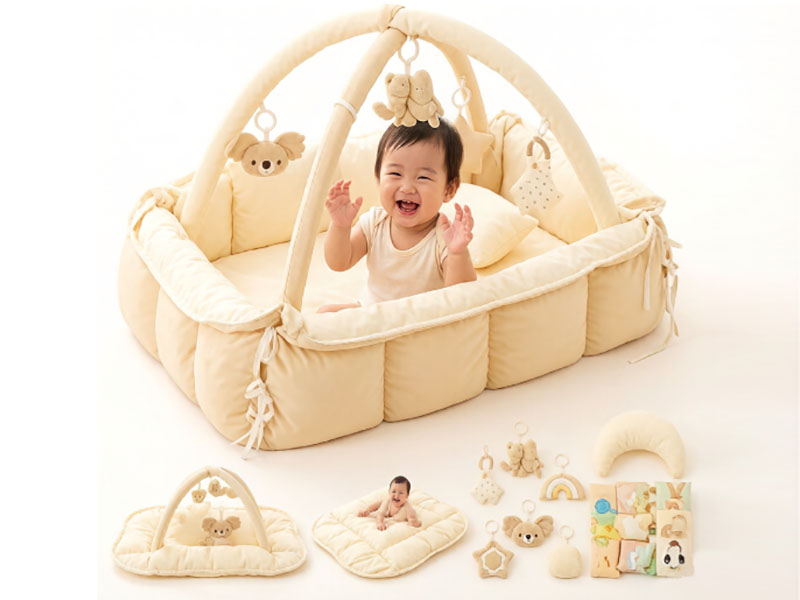 Baby play frame/children's gym/round baby crawling mat, gym fabric hanging toys