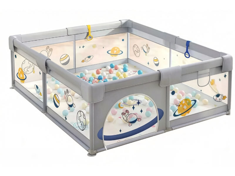 Baby play frame/baby play mat wooden frame, round baby crawling mat, gym fabric hanging toys