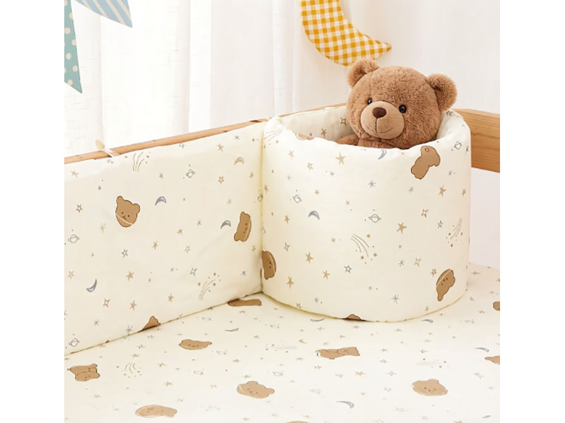 Baby crib bumpers/anti-collision crib bumpers/5-piece 100% cotton baby crib set/baby crib bumpers