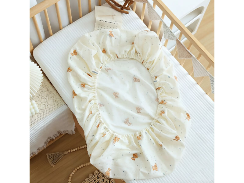 Baby crib fitted sheet/Children's interlocking bed sheet/mattress cover/Baby bedding