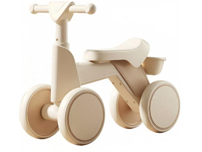 Children's balance bike/baby scooter 1-3 years old/anti-tipping, pedal-free four-wheeled baby walking scooter