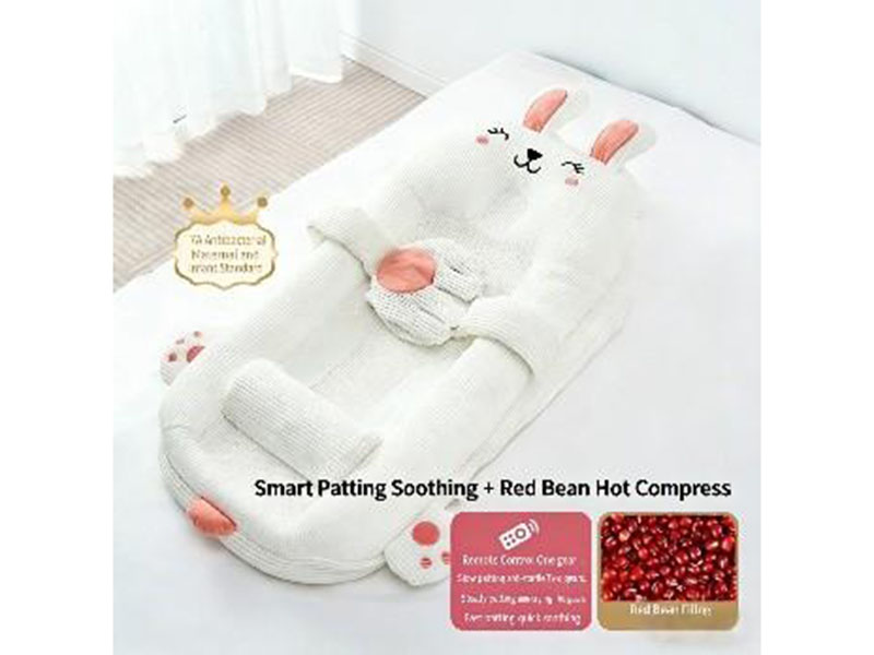 Newborn anti-startle and anti-pressure crib/anti-spit-up and anti-overflow crib