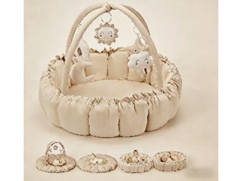 Baby play frame/children's gym/baby play mat wooden frame, gym fabric hanging toys