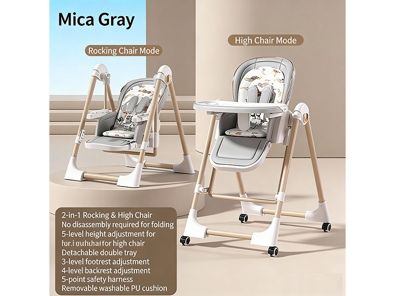 Multifunctional baby high chair / Foldable baby chair for home use / Multifunctional and convenient dining table for infants and toddlers over one year old