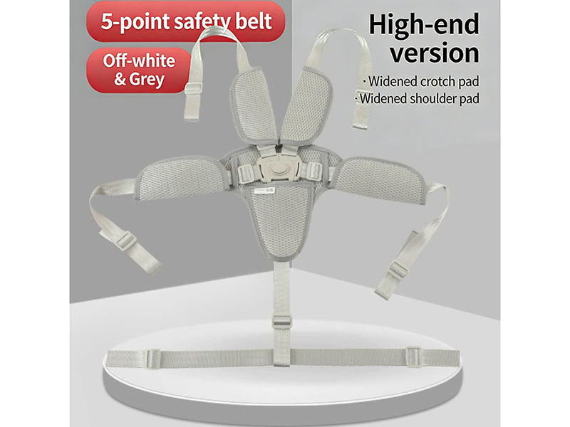 Child safety belts / high chair safety belts / five-point harnesses for plastic high chairs and strollers