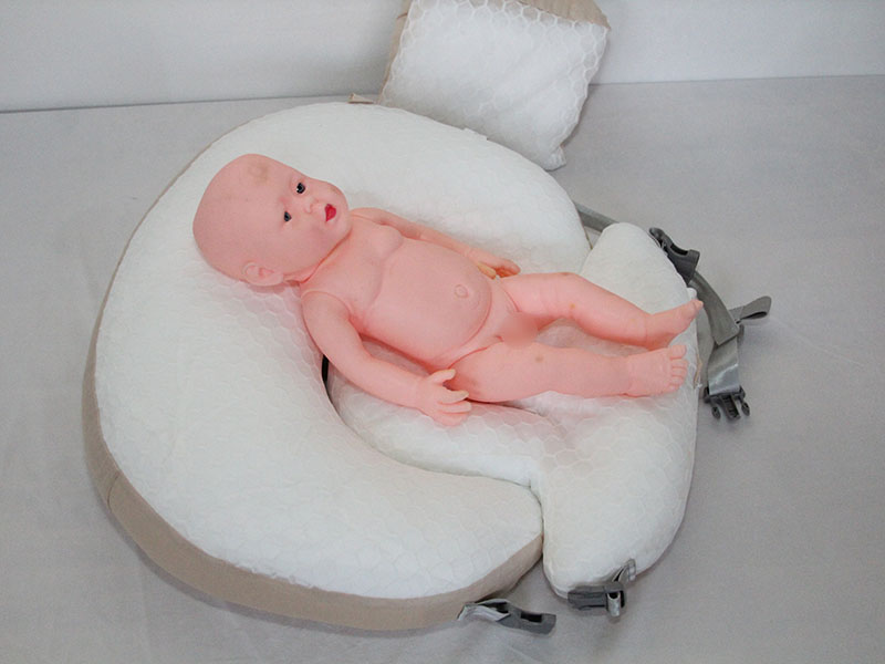 Baby back support pillow to prevent spillage, back support for lying down and side feeding, newborn postpartum support cushion, nursing pillow 106/91/41