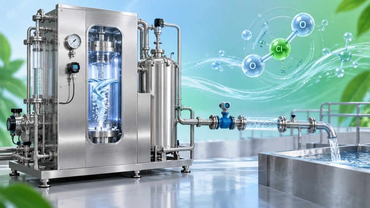 Apakah sistem persiapan klorin dioksida tipe W1 (tekanan negatif rendah) memerlukan lebih sedikit intervensi operator dibandingkan generator batch?
