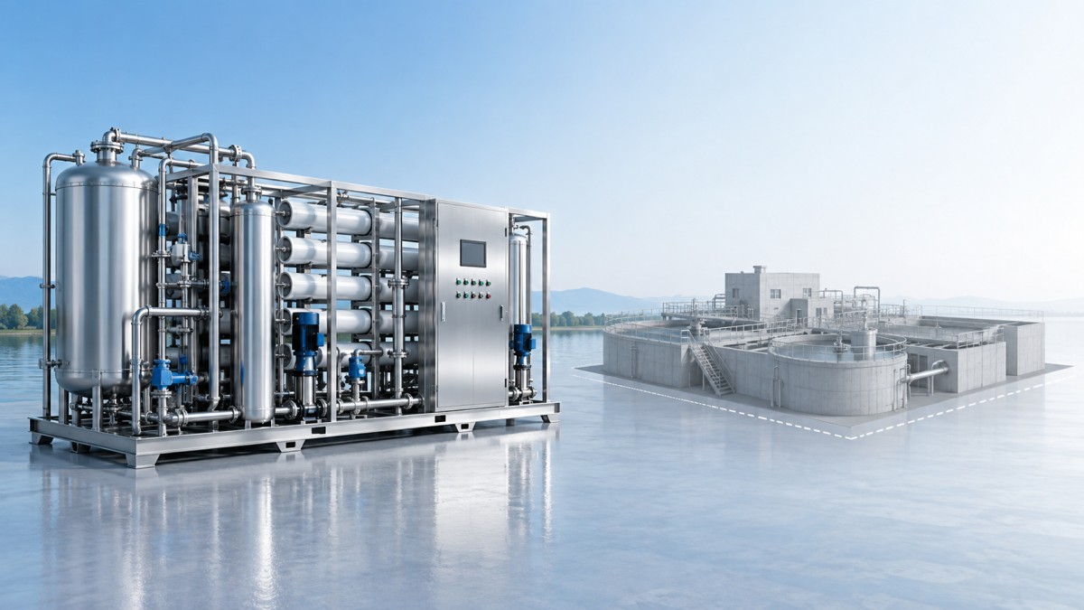 What footprint reduction does Large-Scale Integrated Skid-Mounted Water Purification Treatment Equipment deliver versus conventional concrete plants? Pengurangan jejak apa yang dihasilkan oleh Peralatan Pengolahan Pemurnian Air Terintegrasi Berbasis Skid Skala Besar dibandingkan dengan instalasi beton konvensional?