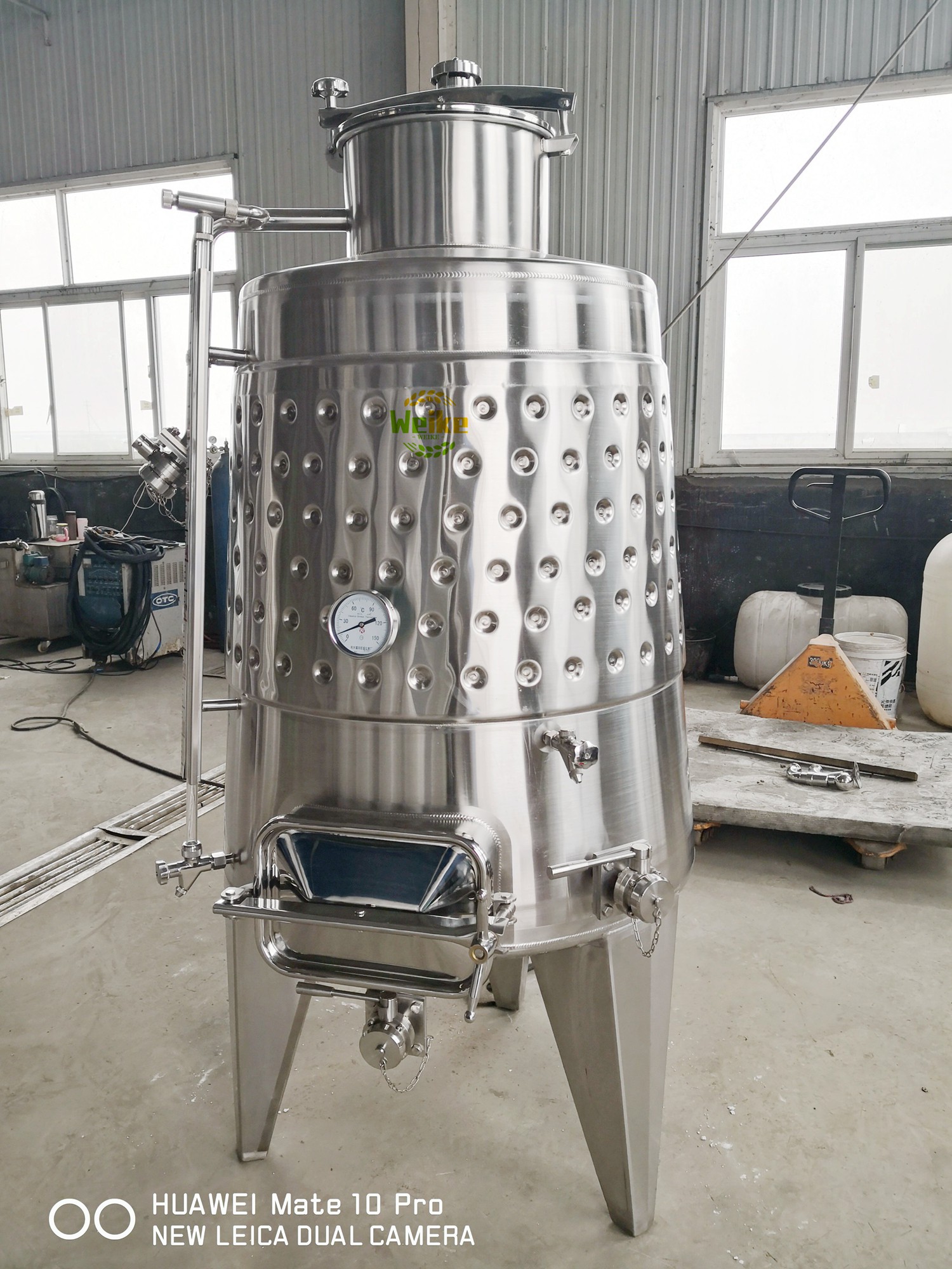 Fermentor anggur meruncing 1500L