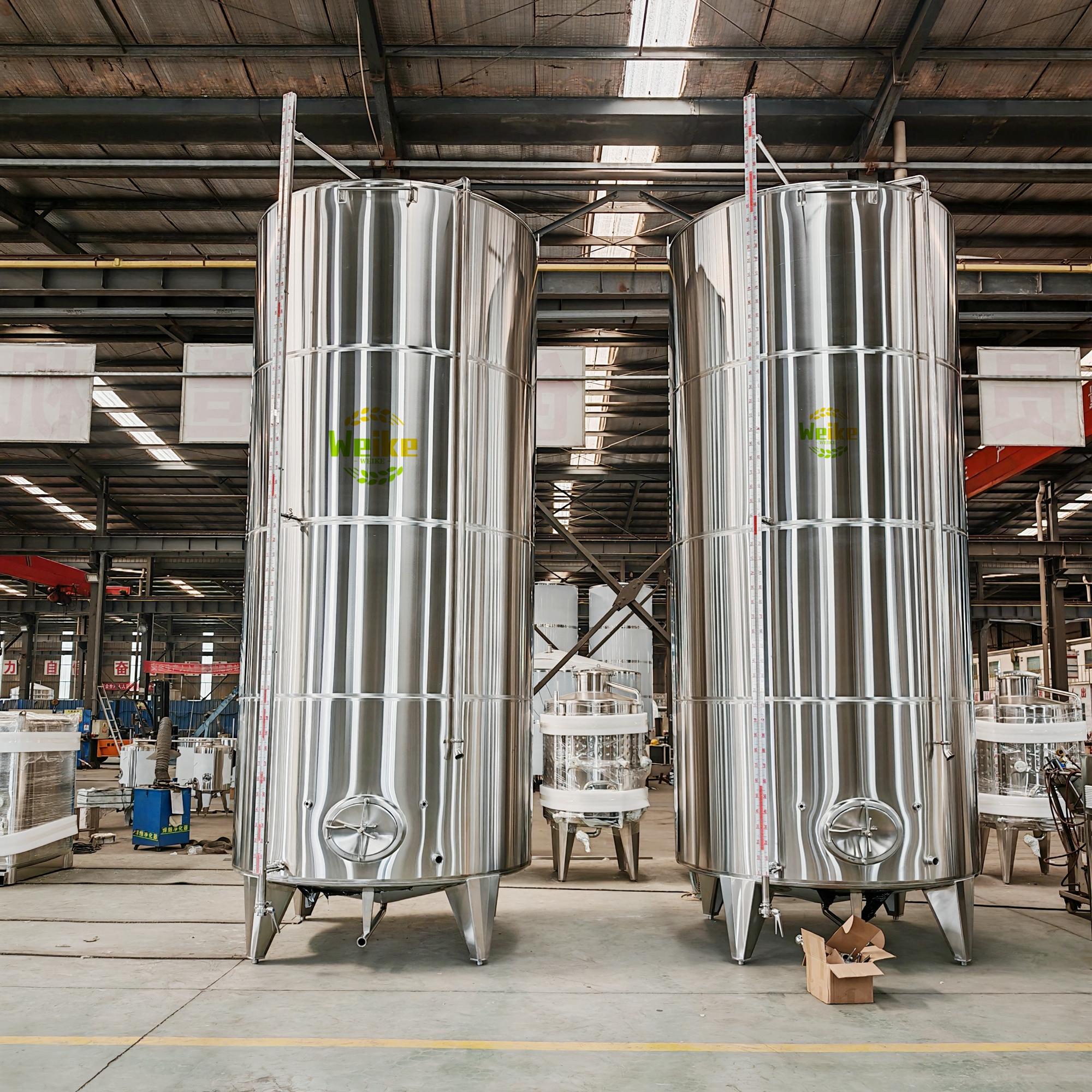 Tangki penyimpanan anggur baja tahan karat 20000L