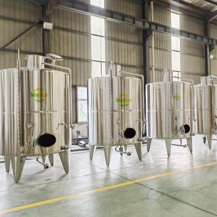 Tangki anggur putih baja tahan karat 2000L