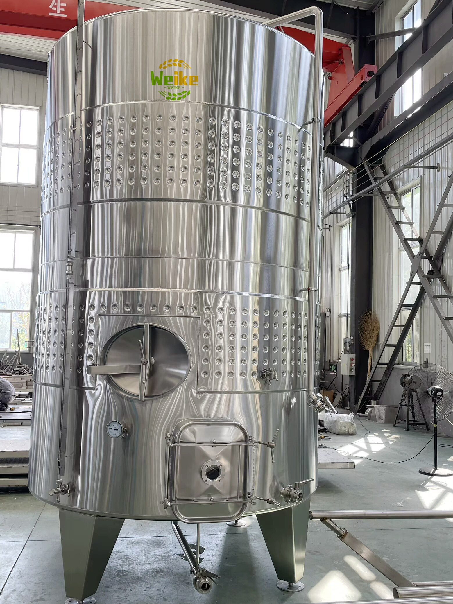 bejana fermentasi anggur stainless steel