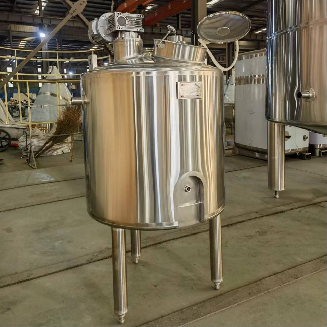 Tangki pencampur yogurt 500L