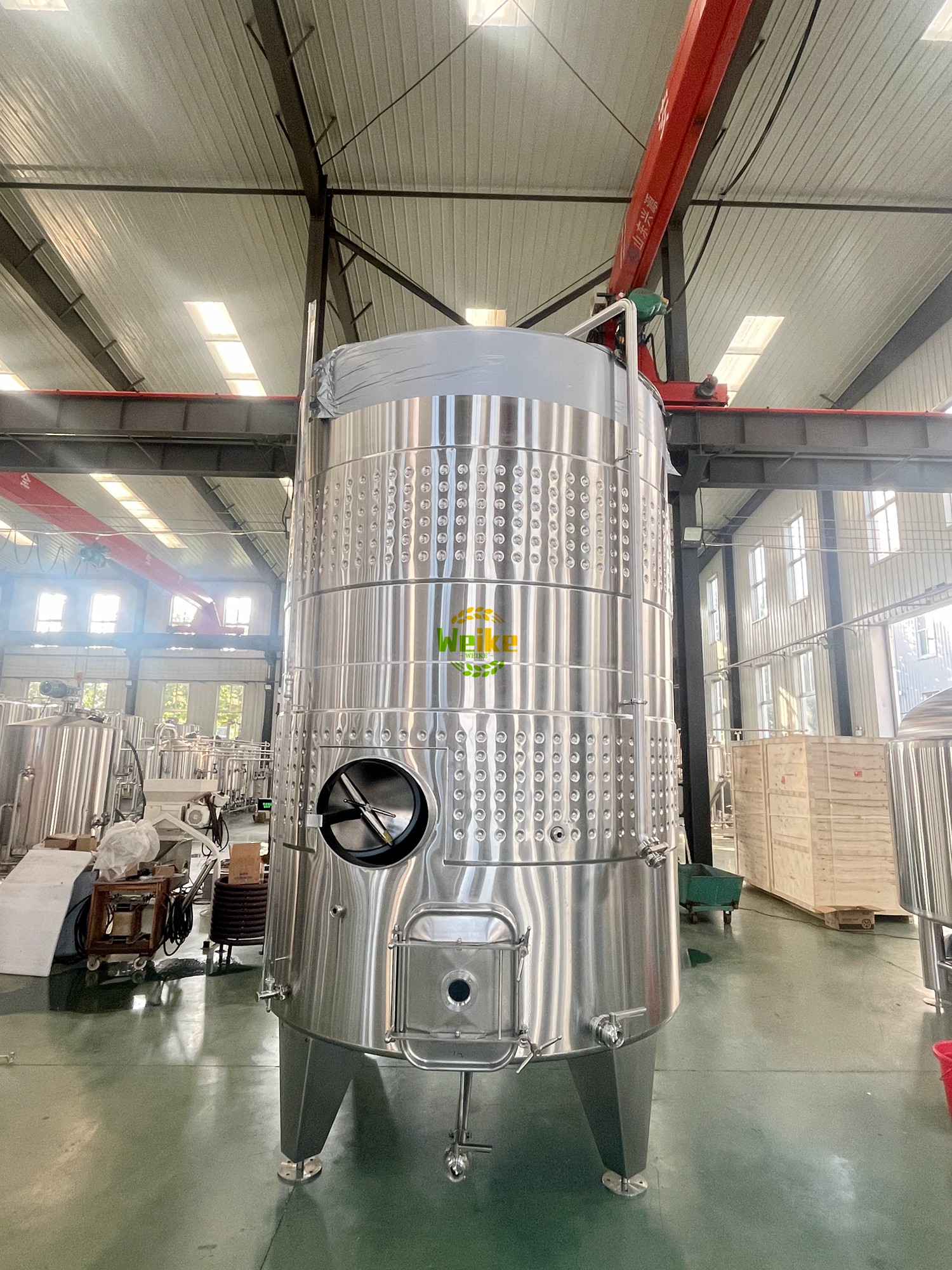bejana fermentasi anggur stainless steel
