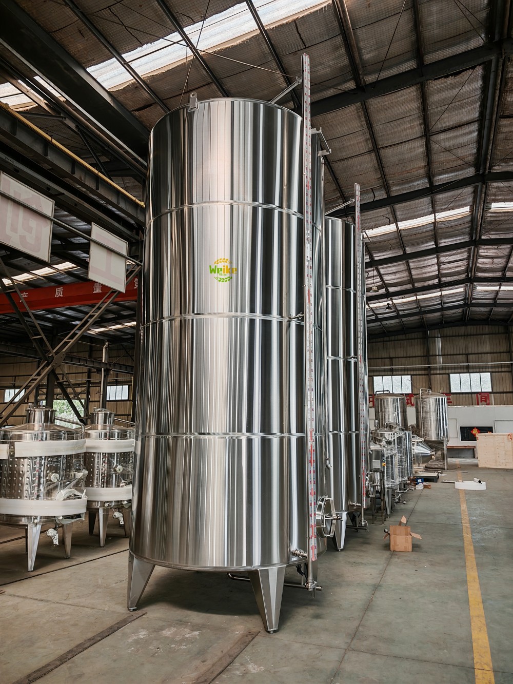 Tangki penyimpanan anggur baja tahan karat 20000L